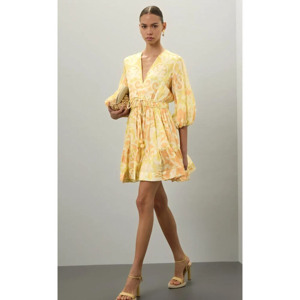 Alexis Capri Yellow Mini Dress